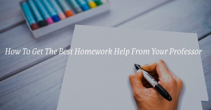 How To Get The Best Homework Help From Your Professor
