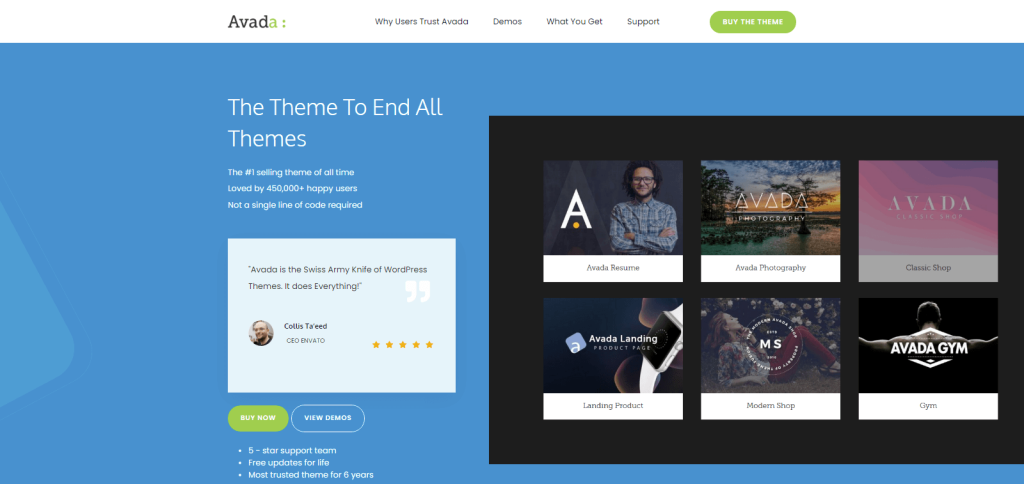 Avada WordPress Theme