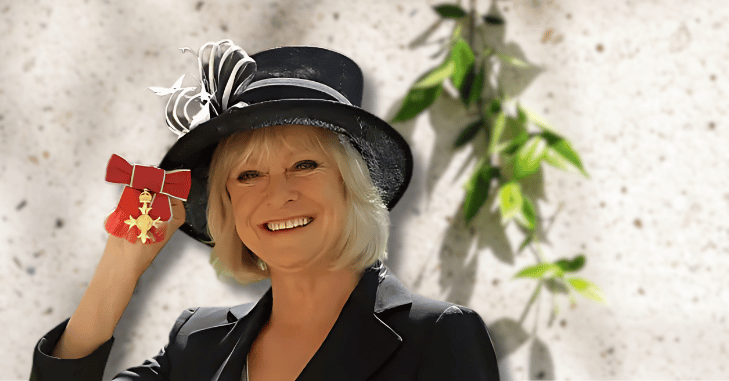 Portrait of British tennis player and broadcaster Sue Barker